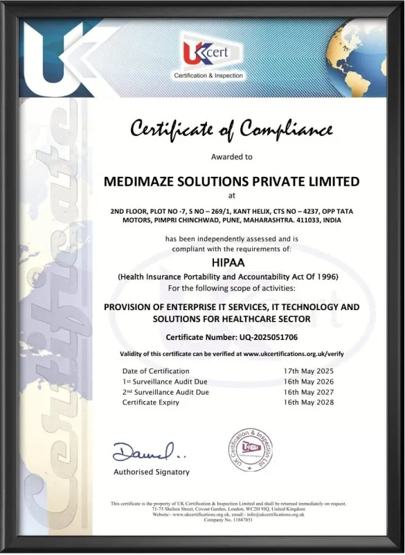 HIPPA certification