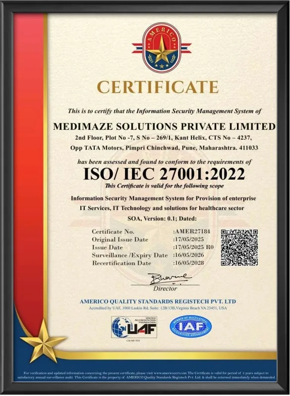 Iso certifications
