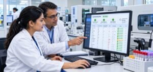 AI in laboratory reporting using autoverification and delta checks to improve diagnostic accuracy and turnaround time